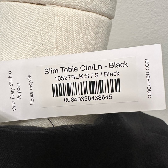 Amour Vert Slim Tobie Summer Blazer Women’s Oversized Size Small NWT $250 MSRP - Picture 10 of 12